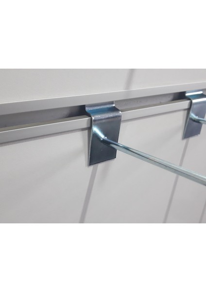 Nurtakı 250 Adet Paslanmaz Çelik Raf Çubuk Kanca Askısı