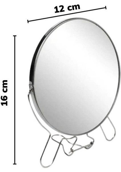 Büyüteçli Makyaj Aynası, Şık ve Kullanışlı, 5 Inç, Beyaz Renkli Güzellik Aksesuarı fiyatları