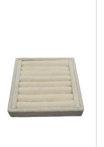 Bej Süet Krem Yüzük Standı, Şık ve Kullanışlı Dekor Parçası modelleri