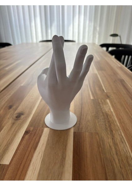 Beyaz Yüzük ve Takı Standı, Düzenleyici, Organizer, Şık ve Kullanışlı Tasarım modelleri