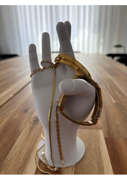 Beyaz Yüzük ve Takı Standı, Düzenleyici, Organizer, Şık ve Kullanışlı Tasarım indirimleri