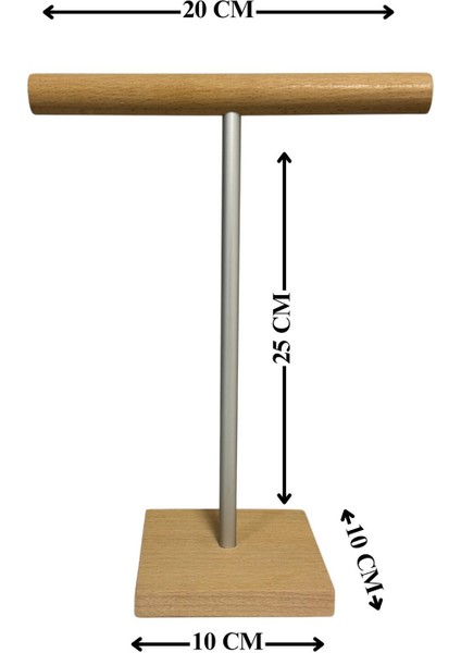 Kahverengi Ahşap Takı ve Saat Düzenleyici, 25CM, Bileklik ve Mücevher Standı indirimleri