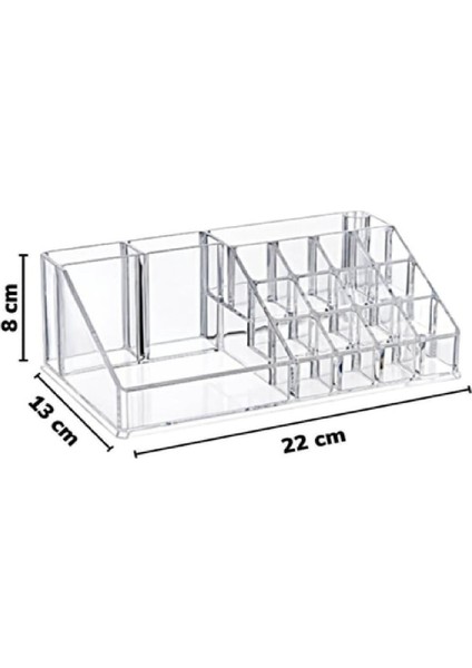 Beyaz Piramit Kozmetik Düzenleyici Ruj, Oje, Fırça, Makyaj Organizer fiyatları