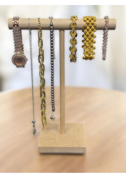 Kahverengi Ahşap Takı ve Saat Düzenleyici, Şık ve Kullanışlı Organizasyon Ürünü