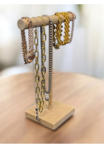 Kahverengi Ahşap Takı ve Saat Düzenleyici, Şık ve Kullanışlı Organizasyon Ürünü modelleri