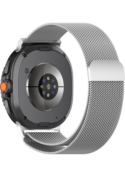 Samsung Galaxy Watch 8 Uyumlu 46 44 40MM Milanese Metal Hasır Mıknatıslı Kordon Paslanmaz Çelik modelleri