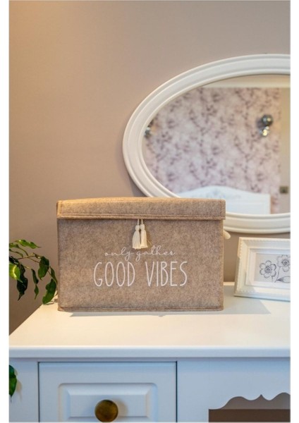 Püsküllü Kapaklı Mini Keçe Çok Amaçlı Düzenleyici Sepet fiyatları