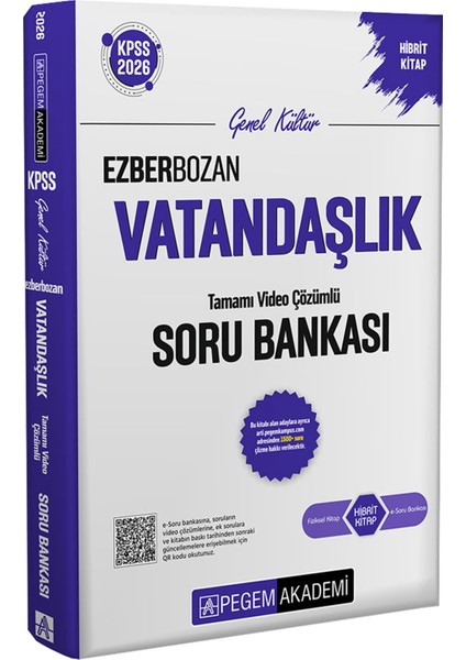 2026 Kpss Gygk Konu Anlatımlı Tek Kitap-Ezberbozan Tarih-Coğrafya-Vatandaşlık Soru Bankası-Paragraf-Akıl Yürütme(Sözel Sayısal Yetenek)-Çözümlü 3 Deneme Hediye