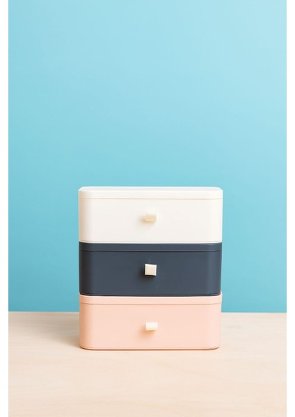 Renkli 9'lu Çekmeceli Takı ve Makyaj Düzenleyici, Ofis ve Masa Organizeri modelleri