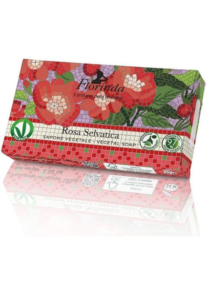 Mozaik Yabani Gül Bitkisel Sabun 100 Gr