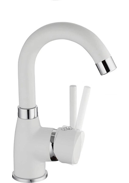 Lavabo Bataryası - Delta Kuğu - Mat Beyaz