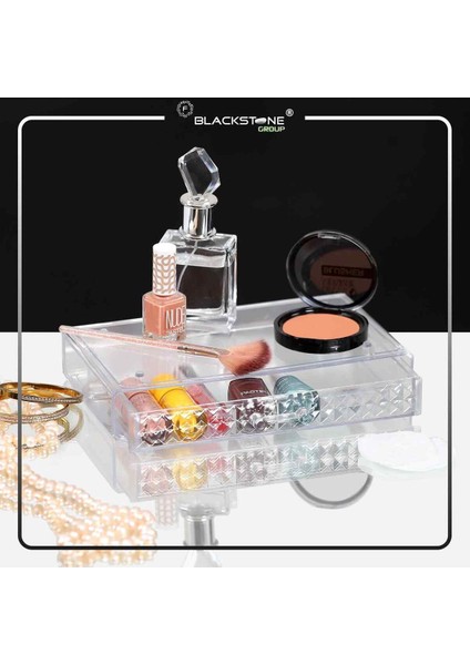 Beyaz Diamond Çekmece Modülü, Şık ve Fonksiyonel Ev Dekorasyonu Parçası