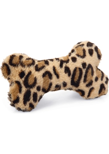 Köpek Oyuncağı, Sesli, Kemik, Peluş, Siyah/kahverengi, 18X13X3CM