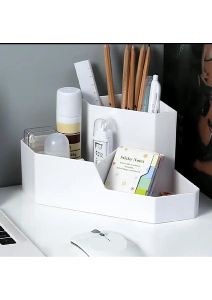 Beyaz Üçgen Köşelik Organizer, Düzen ve Şıklık Sağlayan Saklama Çözümü fiyatları