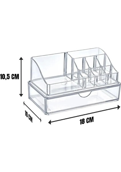 Beyaz Çekmeceli Kozmetik ve Takı Düzenleyici, Şık ve Fonksiyonel Saklama Kutusu fiyatları