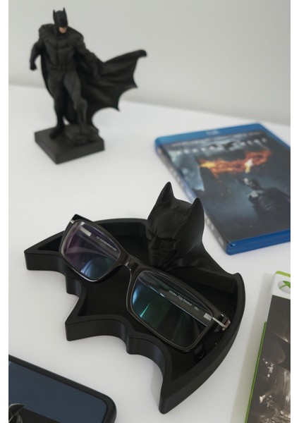 Şık ve Kullanışlı Gözlük Kutusu ve Düzenleyici, Siyah Renkli.