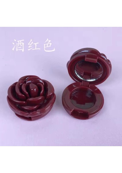 Çiçek Şeklinde Aynalı Ruj Kutusu, Şık ve Kullanışlı Tasarım ile Güzelliğinize Güzellik Katın