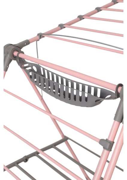 Pembe Kalın Borulu Çamaşır Kurutma Askısı, Dayanıklı ve Şık Kurutmalık Askısı modelleri