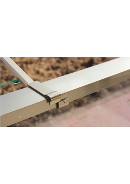 60X25 Alüminyum Kare Balkon Çamaşırlık, Dayanıklı ve Şık Kurutmalık, Bronz Renk