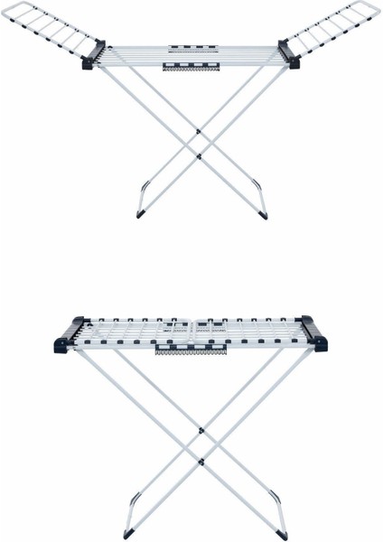 Ekstra Uzun ve Geniş Beyaz Çamaşır Kurutma Askısı modelleri