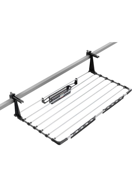 Gri Balkon Kurutmalığı, 1 Metre Uzunlukta, Pratik ve Şık Tasarım