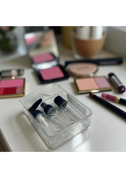 Şık Orta Boy Makyaj ve Takı Organizeri, Beyaz, Eşyalarınıza Düzenli Şıklık Katın fiyatları