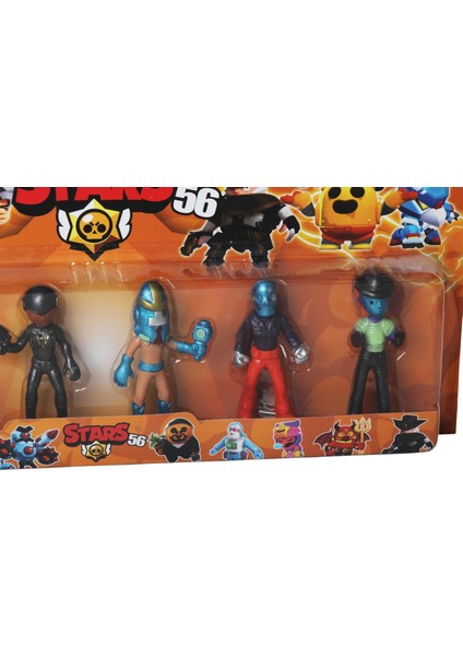 Brawl Stars 6'lı Koleksiyon Karakter Figür Seti – 12 cm Eklemli Oyuncak Kahramanlar Seti indirimleri