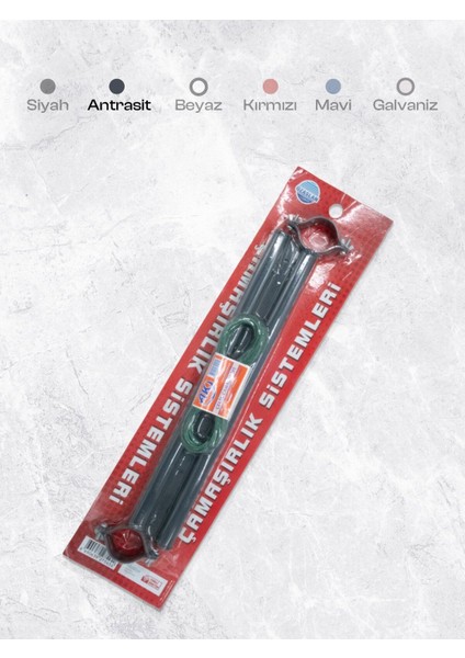 Ayarlanabilir Balkon ve Pencere Çamaşır Askısı, Gri Renk fiyatları