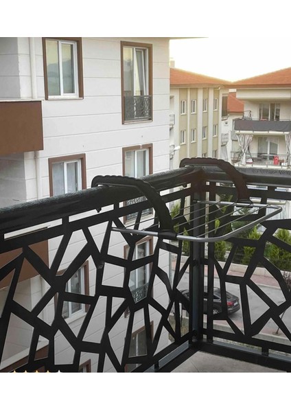 Balkon ve Petek Üstü Şık Çamaşır Kurutmalık Seti, Kullanışlı ve Dayanıklı Tasarım modelleri