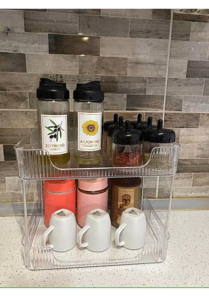 Iki Katlı Çok Renkli Düzenleyici, Ofis ve Banyo Için Şık Organizer fiyatları