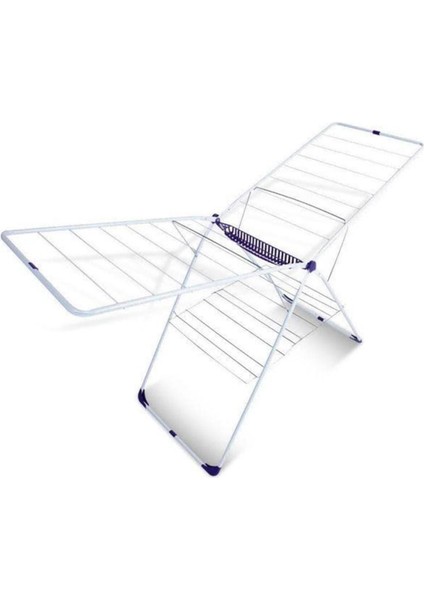 Mandallı Çamaşır Kurutma Askısı, Beyaz, 189X90X61 cm