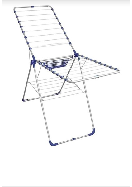 Kalın Telli Mandallı Askı, Çamaşır Kurutucu, Sepetli ve Dayanıklı Siyah Askılık