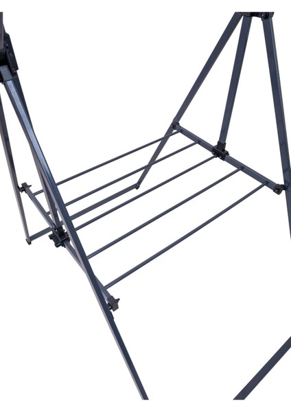Kalın Borulu Çamaşır Kurutma Askısı, Siyah, Sağlam ve Şık Tasarım fırsatları