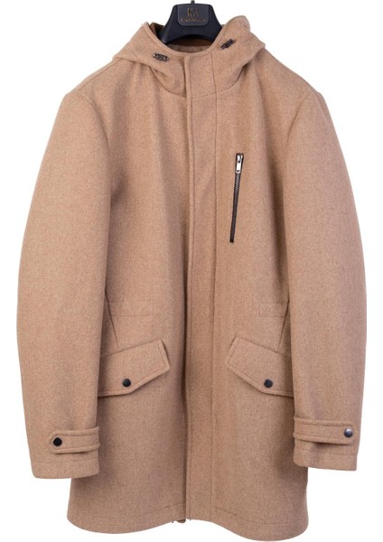 Şık ve Sade Kapüşonlu Erkek KABAN-KAW9158W