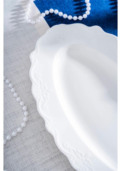 King Oval Kayık Tabak - 33 cm fiyatları