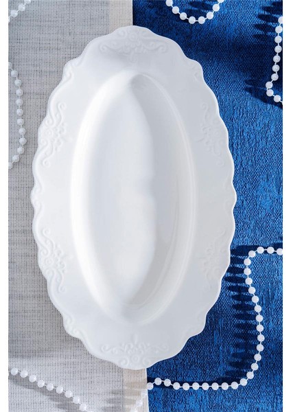 King Oval Kayık Tabak - 33 cm modelleri