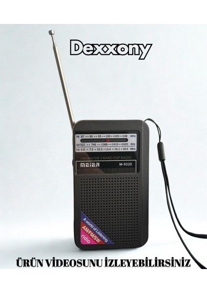 Nostaljik Cep Radyosu – Şarjlı, Deprem Radyosu, Yeni Nesil Yüksek Ses & Çekim, Taşınabilir Küçük Radyo fiyatları