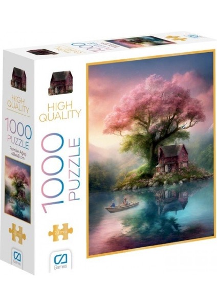 Pembe Ağaç Puzzle 1000 Parça
