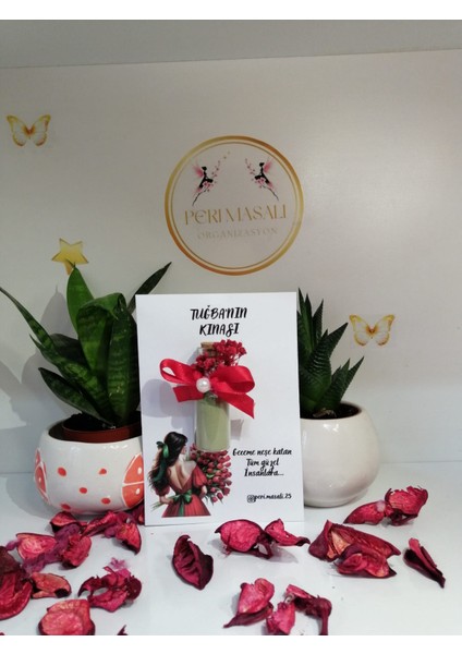 Kınalı Fanus Söz, Nişan, Düğün, Kına, Nikah,hediyelik -15 Adet fiyatları