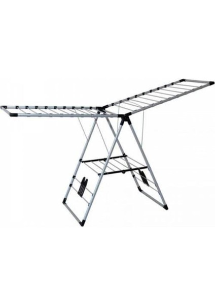Çok Renkli Tek Katlı Kalın Borulu Çamaşır Askısı, Pratik ve Şık Tasarım