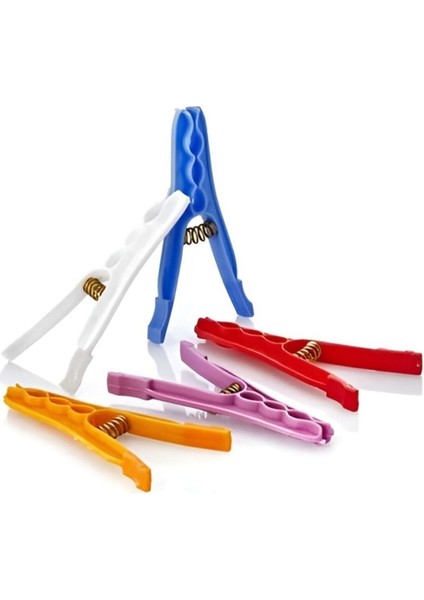 Renkli Plastik Çamaşır Mandalı 24'lü Set, Dayanıklı ve Çok Renkli Mandal fiyatları