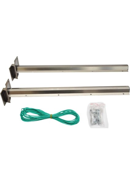 Alüminyum Duvar Bağlantılı Çamaşır Kurutmalık, Bronz Renk, Dayanıklı ve Şık Tasarım