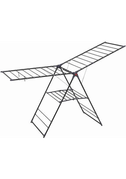 Harbinger İnova Black 20 m Isıya Dayanıklı Elektrostatik Boyalı Metal Çamaşır Kurutma Askısı – Dayanıklı ve Şık Tasarım indirimleri