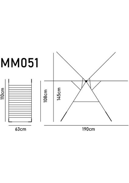 Harbinger İnova Black 20 m Isıya Dayanıklı Elektrostatik Boyalı Metal Çamaşır Kurutma Askısı – Dayanıklı ve Şık Tasarım