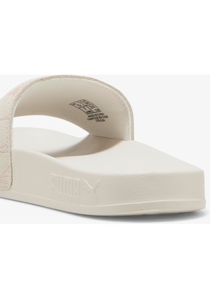 Leadcat 2 0 Crafted Flowers Kadın Beyaz Terlik.02