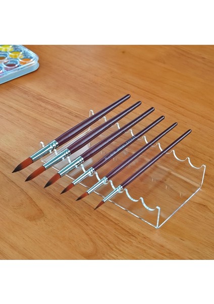 Beyaz Pleksi Makyaj Fırça Tutucu, Şık ve Pratik Fırça Standı fiyatları