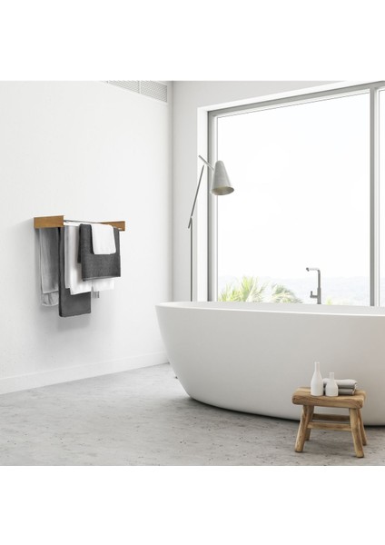 Gri 5 Borulu Duvara Monte Açılır Kapanır Çamaşır Askısı 70 cm modelleri