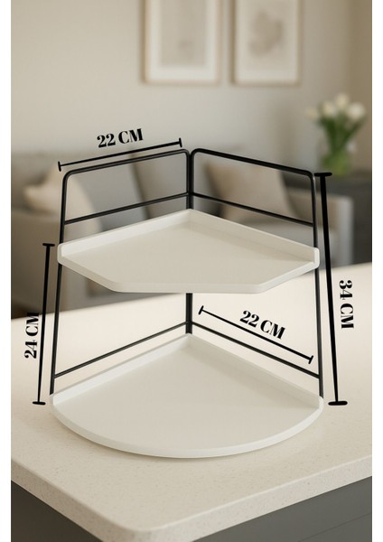 Şık Ahşap ve Çelik Organizer, Mutfak, Banyo, Salon ve Çalışma Masası Için fiyatları