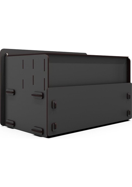 Siyah Ahşap 10 Gözlü Takı ve Makyaj Masası Organizeri Düzenleyici fırsatları