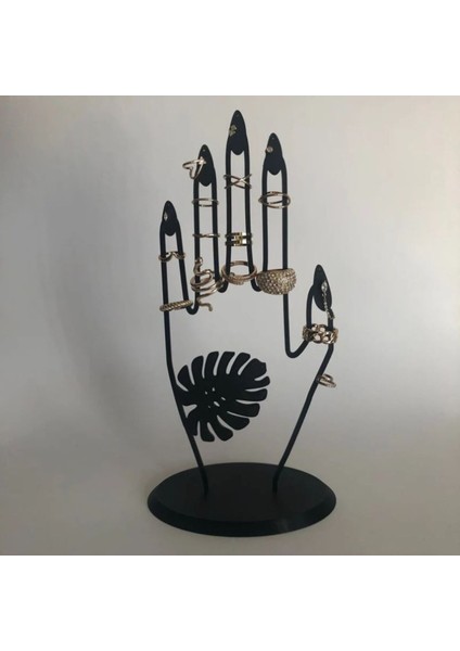 El Şekilli Dekoratif Takı ve Makyaj Düzenleyici, Şık ve Kullanışlı Tasarım